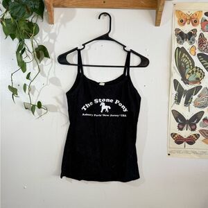 The stone pony black tank top